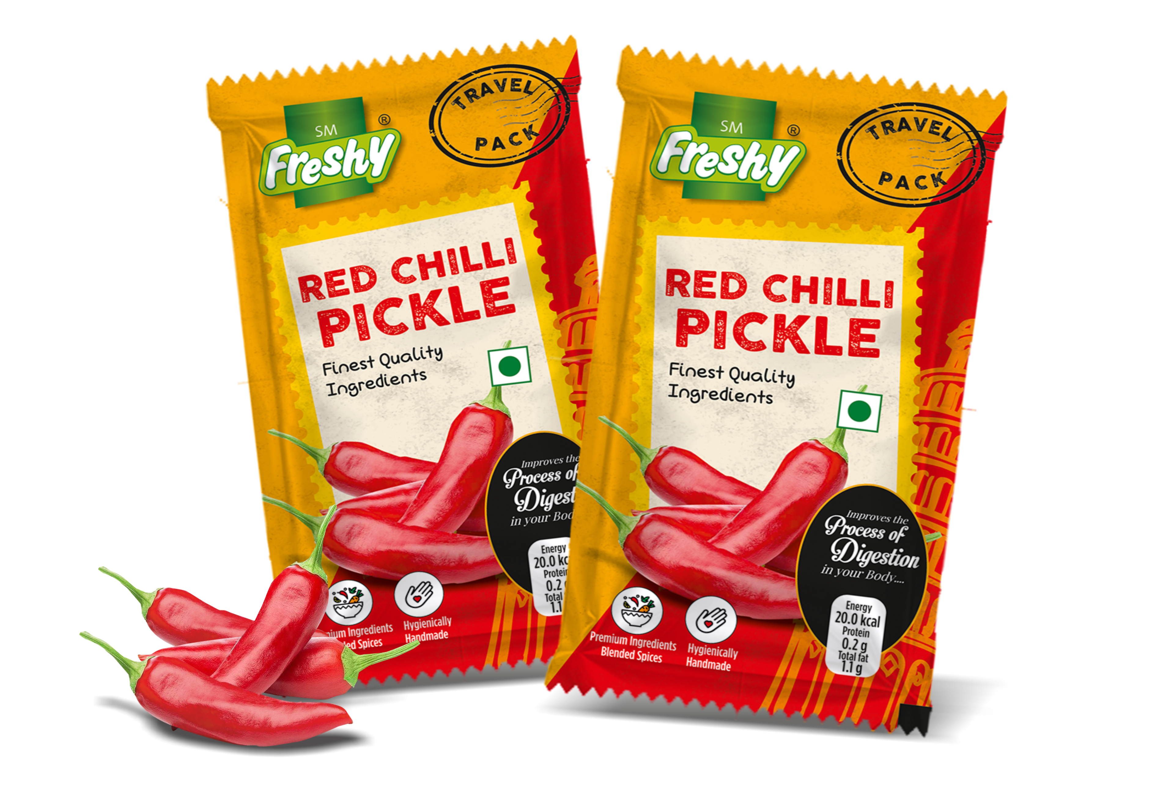 Red Chilli Pickle Pouch