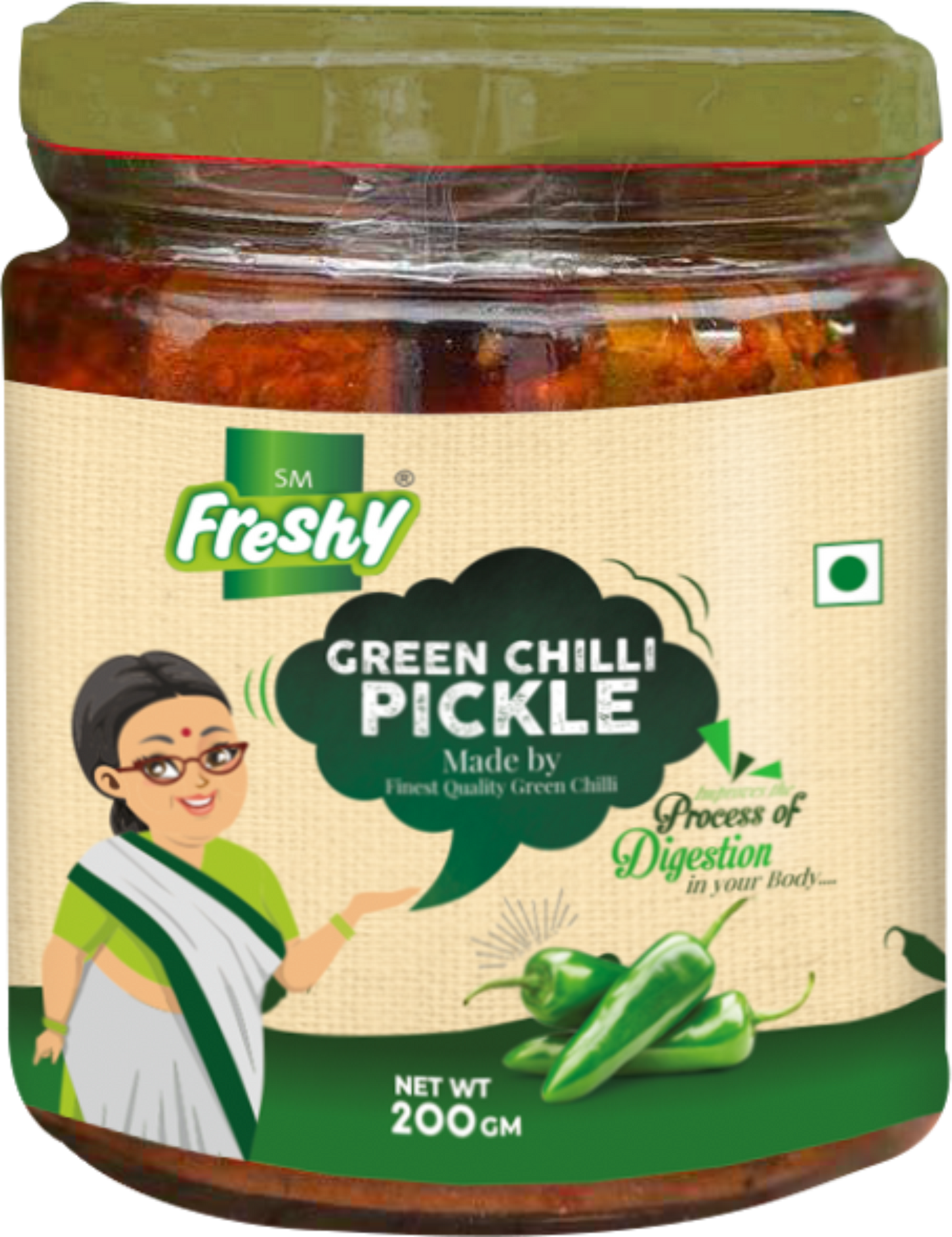Green Chilli Pickle